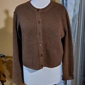 Aimee Song Song Of Style (Revolve) Brown Oversized Cardigan